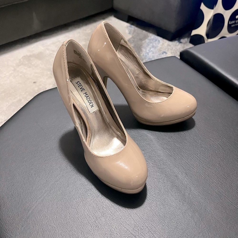 Steve Madden P-Elaya nude pumps